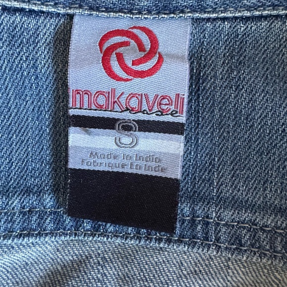 Makaveli Denim designer Jacket . Ptp 18 X 21 inches - Picture 11 of 12